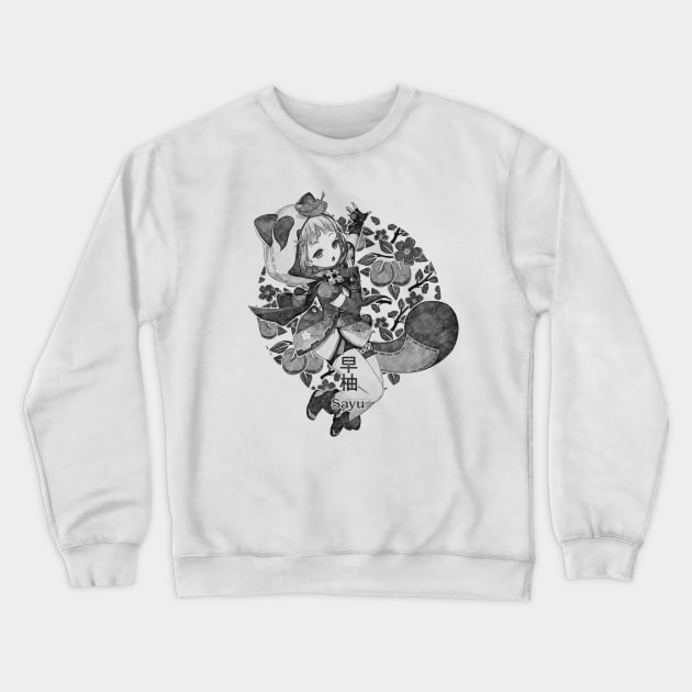 Pencil Crumbs little ninja and chinese plum Crewneck Sweatshirt by stingi